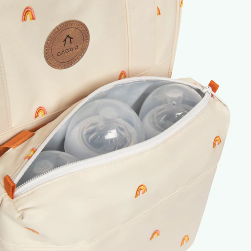 Cabaia Cremefarvet Bristol pusletaske