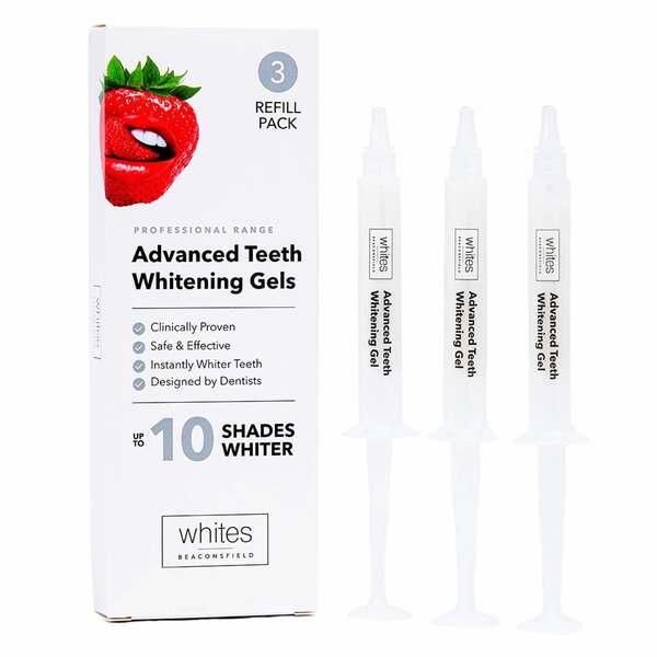 Żele uzupełniające Whites Beaconsfield Advanced Whitening x3