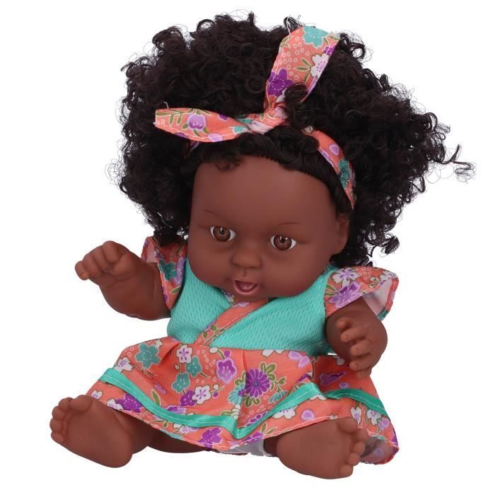OMABETA Reborn-Babypuppe – Modell Q8-001 – 20 cm – Grün, Orange – Kinderspielzeug