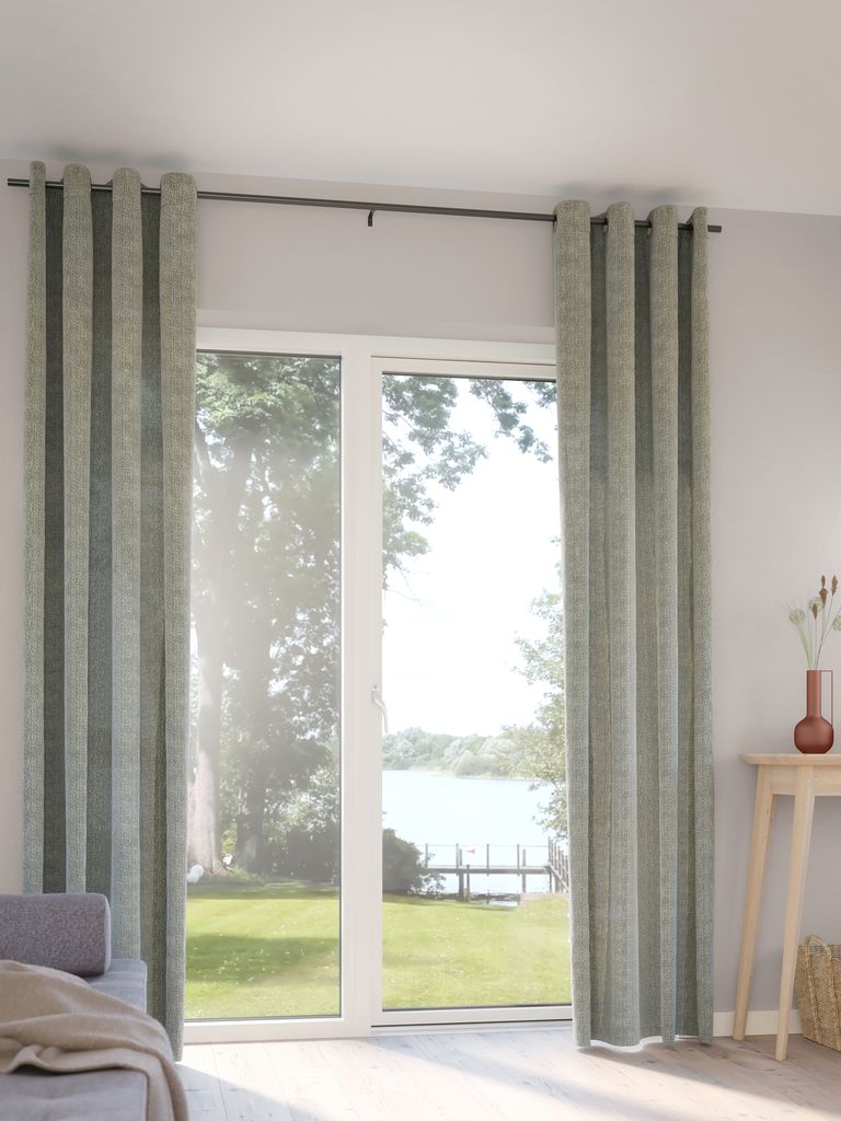 ANHOLT zavjesa ANHOLT 1x140x300cm prljavo zelena