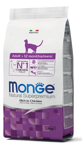 Comida para gatos Monge 1,5 kg