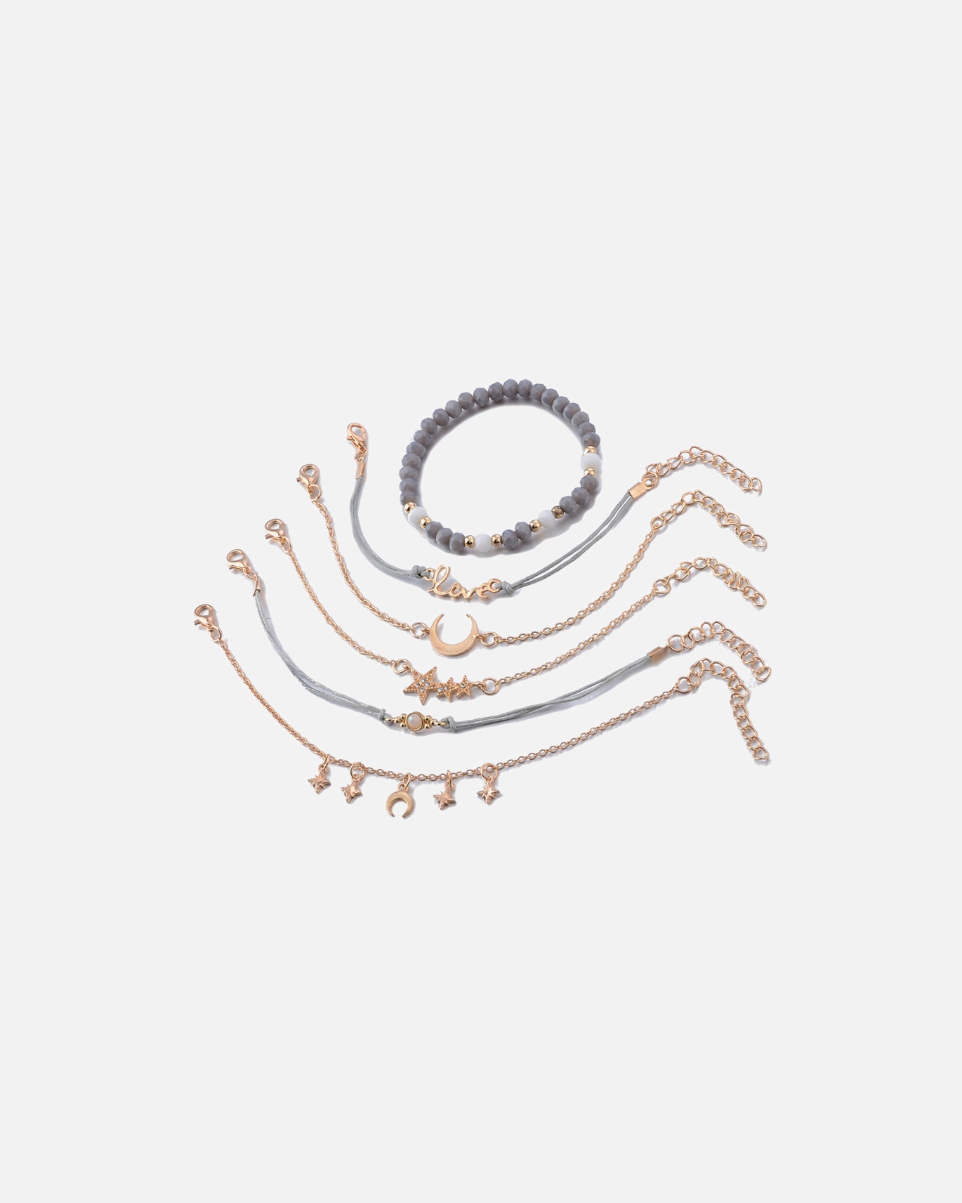 Heideman Bracelet Multi couleur or