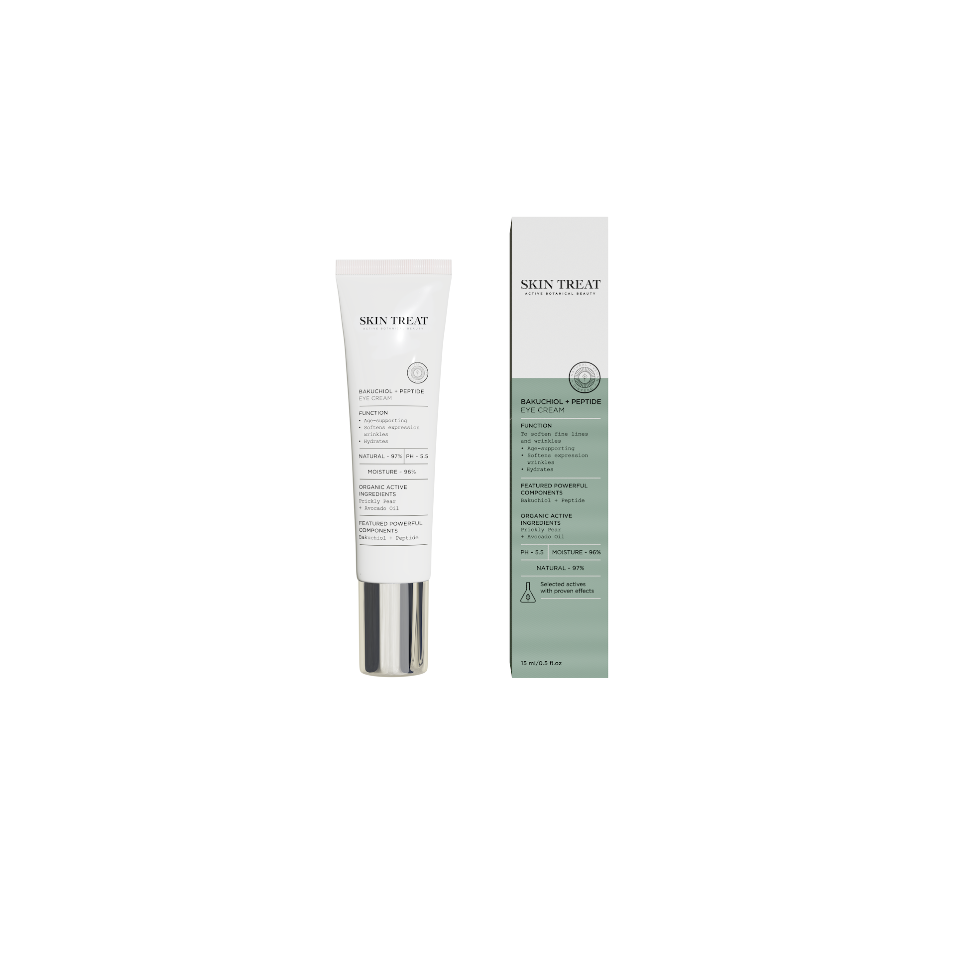 Bakuchiol + Peptid Szemkörnyékápoló Krém 15 ml - BŐRÁPOLÁS