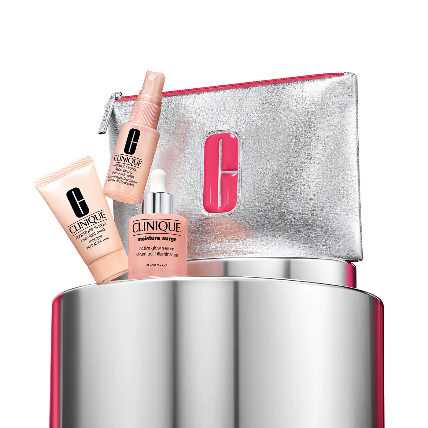 Moisture Surge Skincare Set - Glow All Over - Cofanetto Idratante, Siero viso idratante