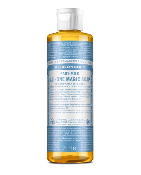 Dr. Bronner Baby Milde Alles-in-één Magische Zeep - 240 ml