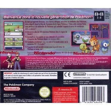 POKéMON VERSION PERLE / Jeu Console DS