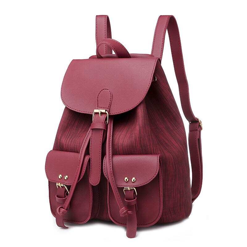 Zaino da donna in pelle PU, zaini da donna, borse da lavoro con coulisse, zaini per ragazze adolescenti, zaino alla moda per laptop da donna