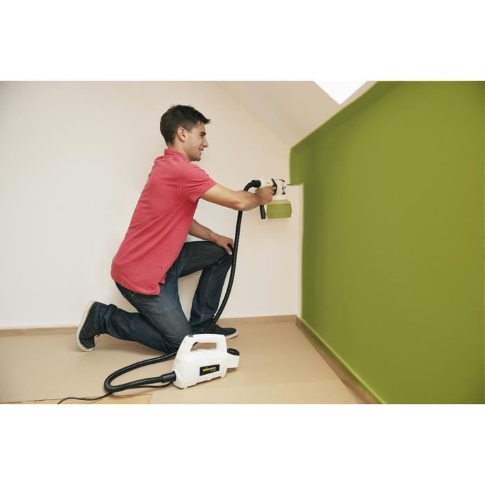 Pulverizador de pared WAGNER W450 de baja presión - 460 W - 230 ml/min - 1,3 l - Eléctrico