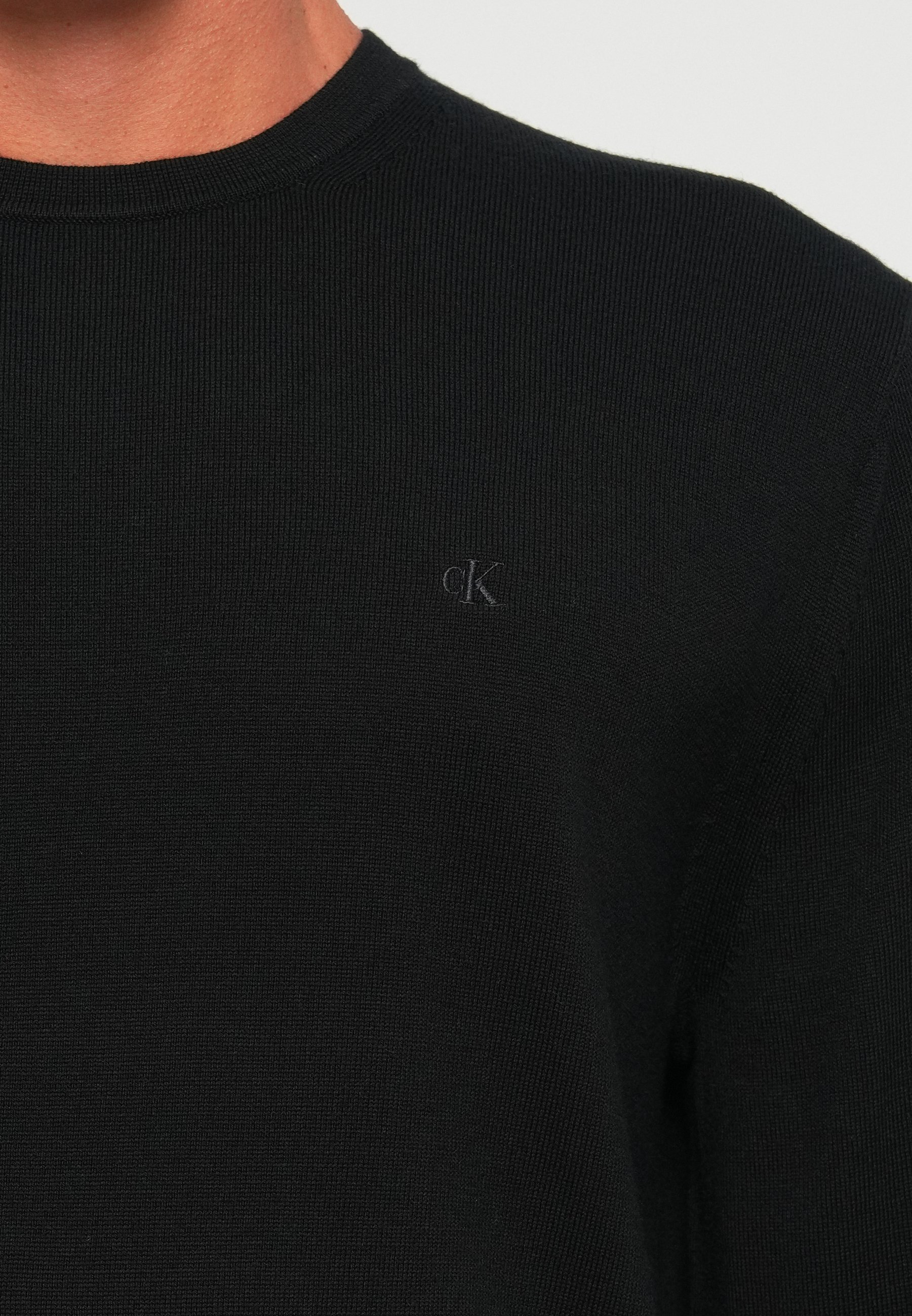 Calvin Klein CREW - Trui - zwart