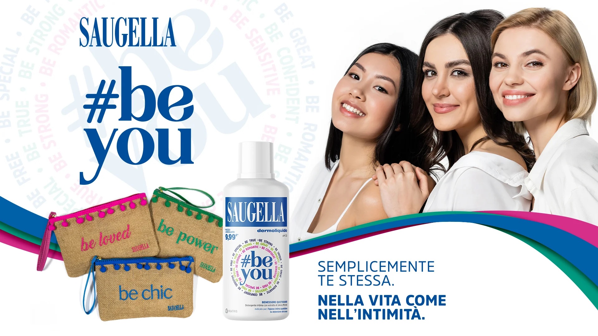 SAUGELLA Saugella Bundle Promo Pochette Dermoliquido 500 ml + Pochette s produkty zdarma