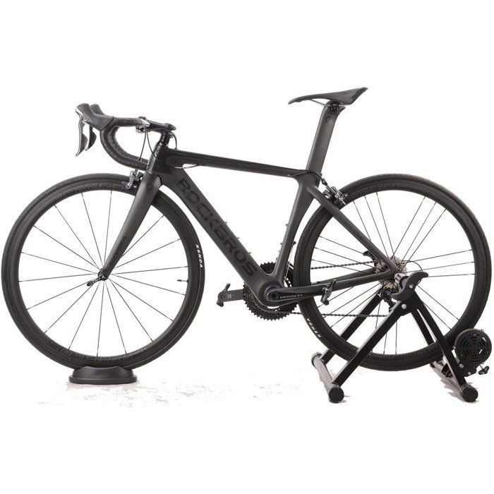 Support de roue avant, bloc de rehausseur, accessoires pour home trainer, support de roue avant pour vélos, noir, 23 x 12 x 6 cm