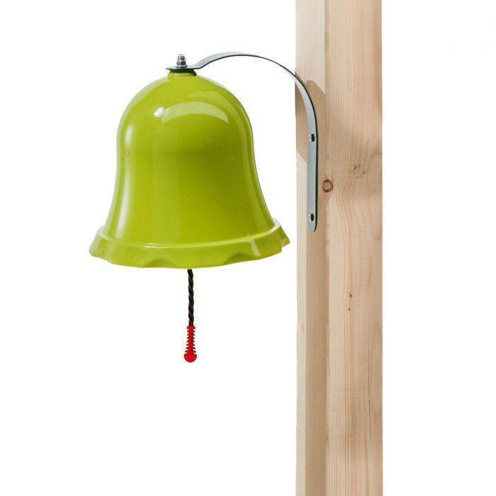 WICKEY Glocke für Spielturm – Zubehör für Ritter- und Piraten-Rollenspiele, 18 x 24 cm – Outdoor