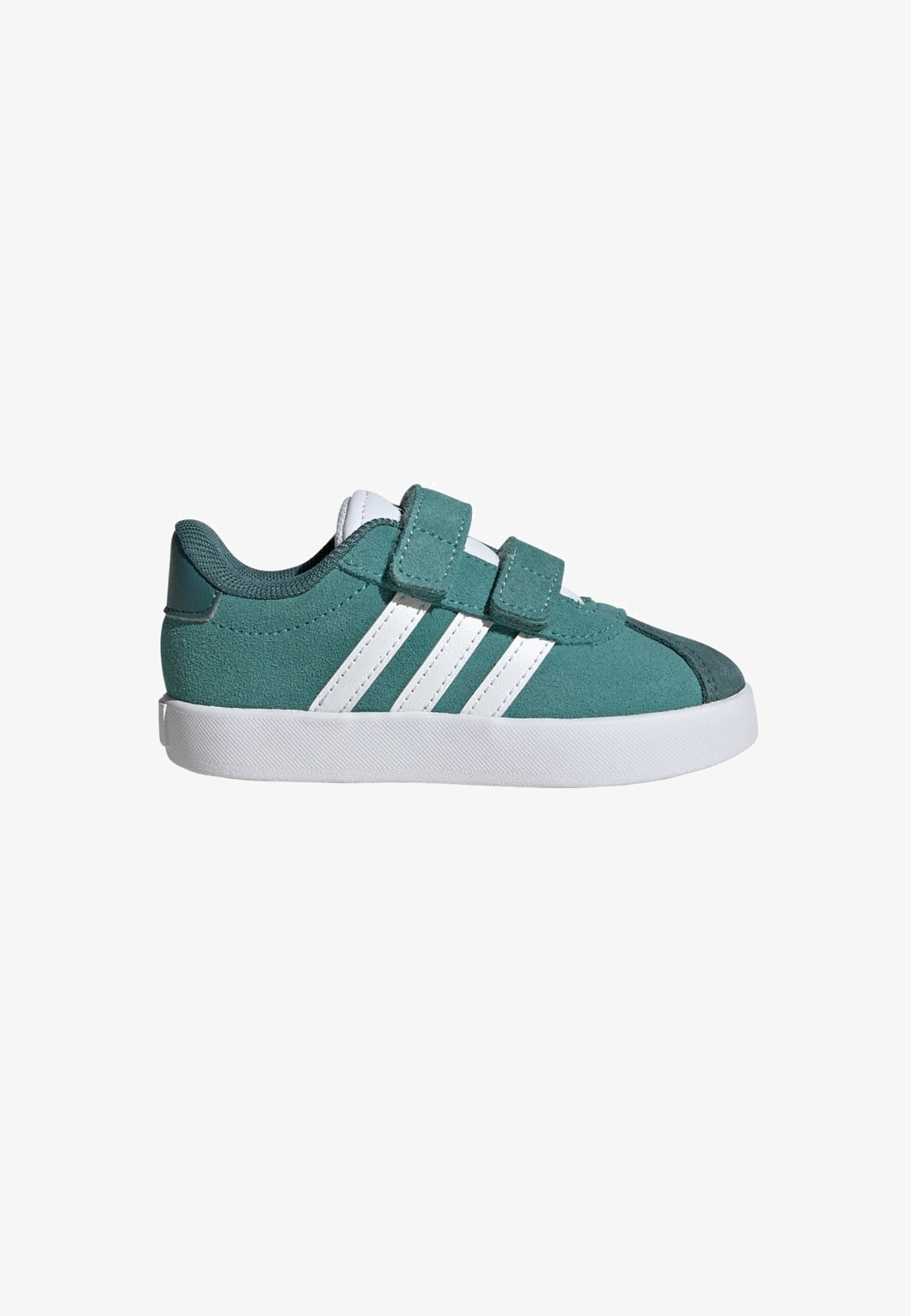 adidas Sportswear COURT - Babyschoenen - poedergroen, wolkenwit, tweedehands groen