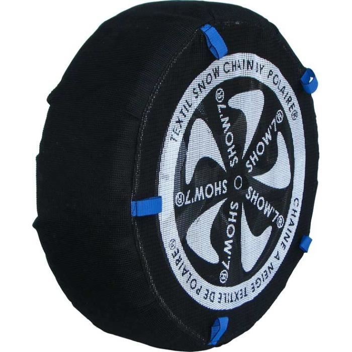 Funda textil de alta resistencia para cadenas de nieve, compatible con neumáticos 185-80R13.