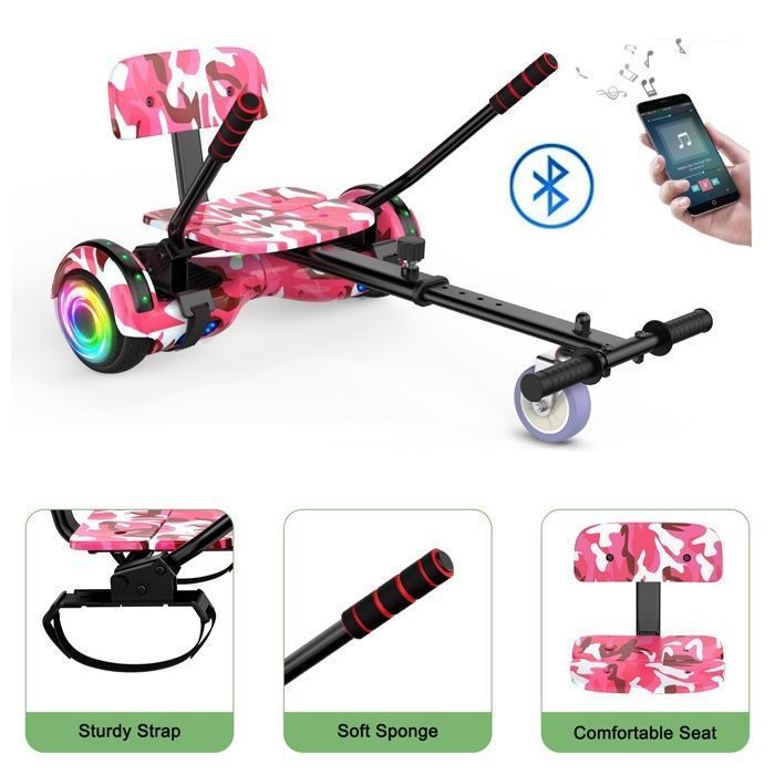 Set composto da hoverboard e hoverkart da 6,5