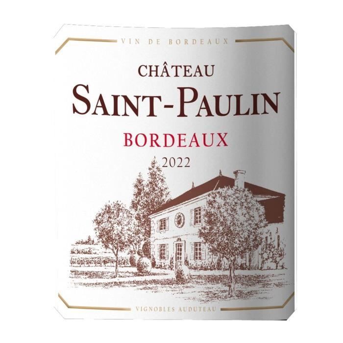 Château Saint-Paulin 2022 Bordeaux - Punainen Bordeaux-viini