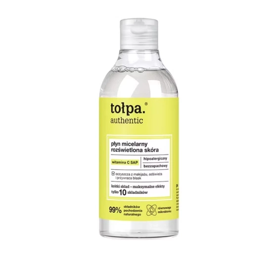 Tołpa Authentic rozświelający płyn micelarny 300 ml