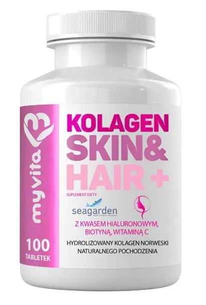 MyVita Kolagen Skin & Hair+, 100 tabl.