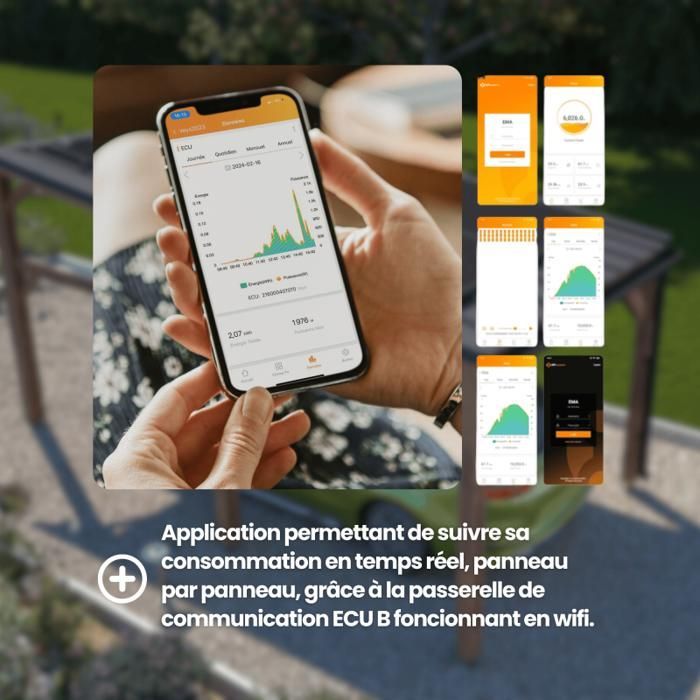 Carport solaire bois Elio - 15,5 m²