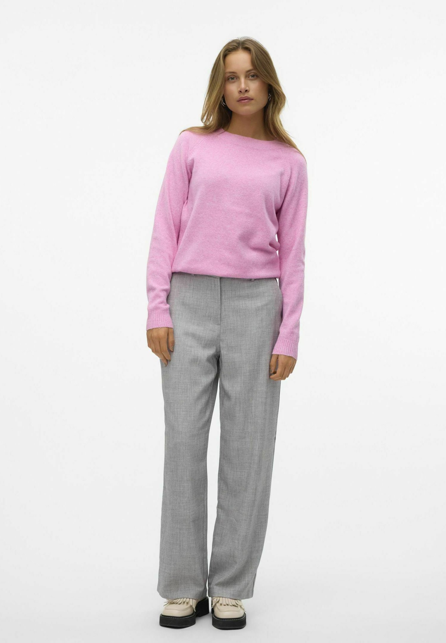 Vero Moda VMDOFFY - Pullover - Fuchsia-Pink