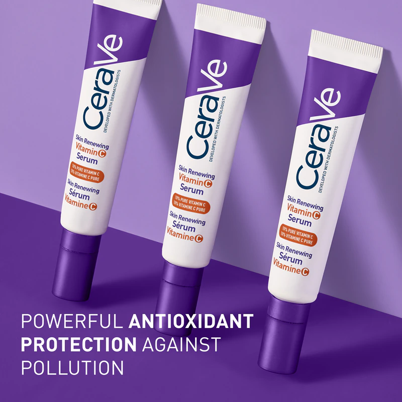 CeraVe Skin Renewing Vitamin C Serum je rozjasňujúce sérum s vitamínom C, ktoré obnovuje ochrannú bariéru pokožky.