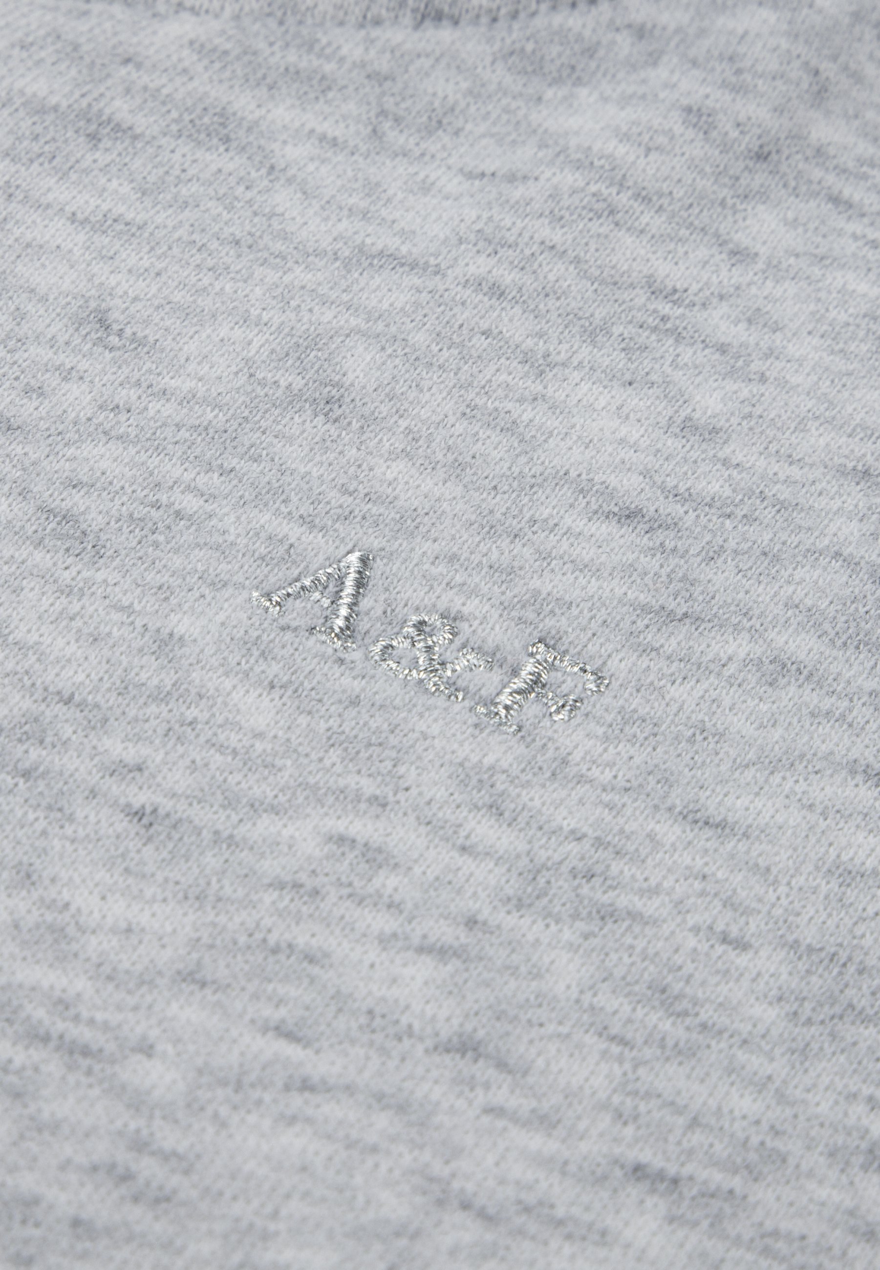 Abercrombie & Fitch ESSENTIAL FULL ZIP HOODIE - Sweatshirt met ritssluiting - lichtgrijs gemêleerd