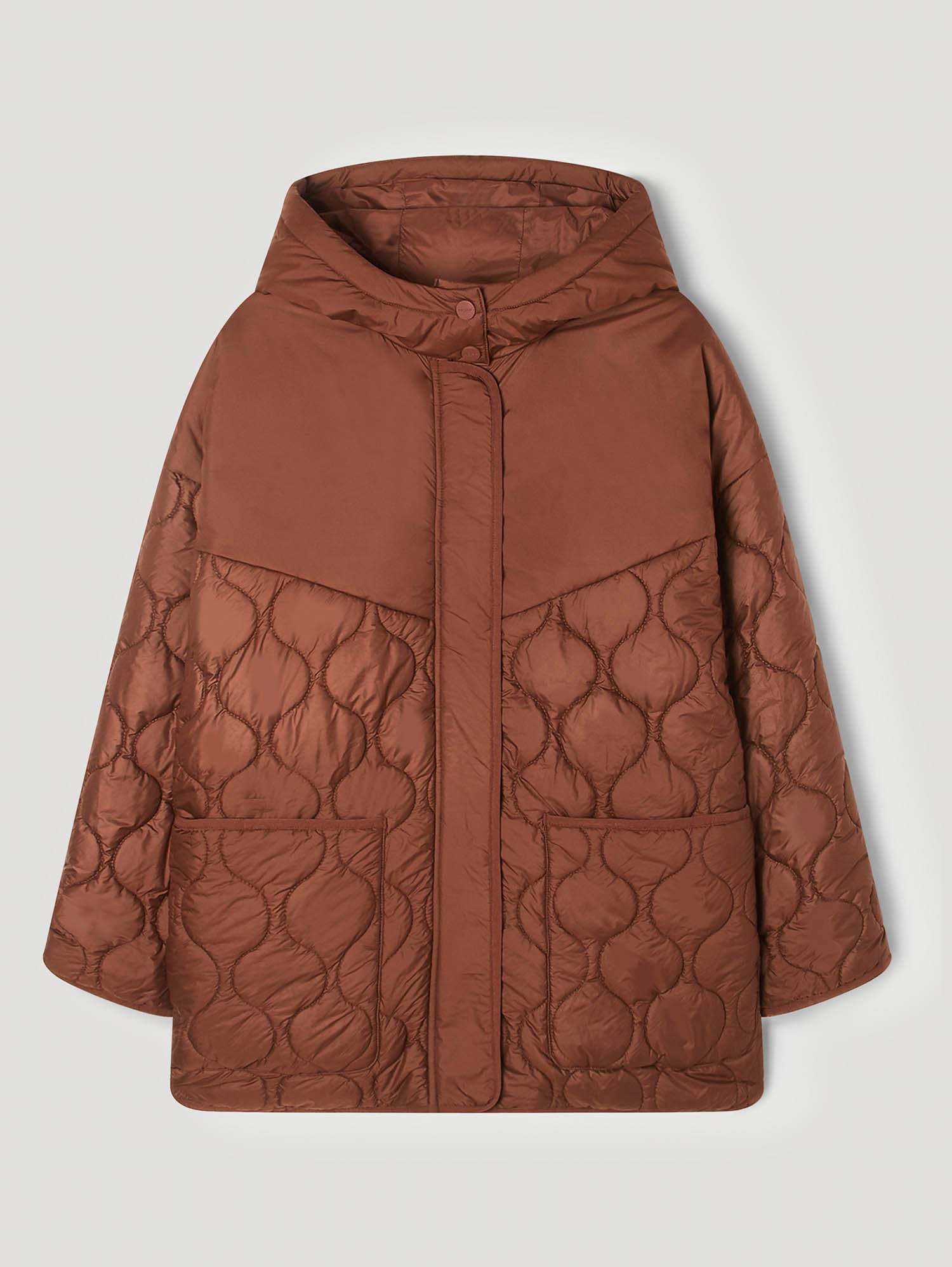 ALPES PUFFER JACKET CHOCOLATE