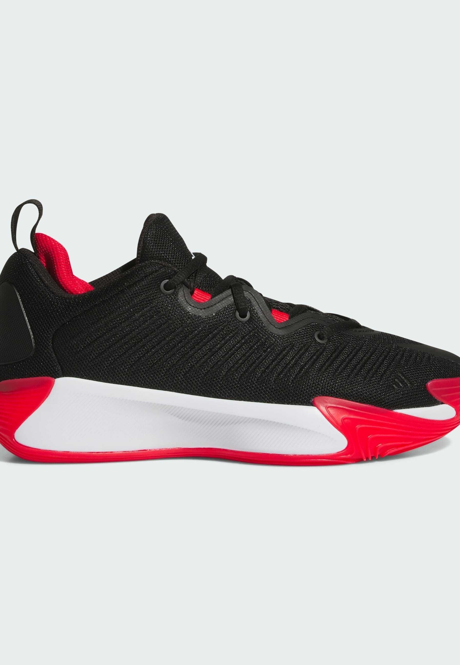 adidas Performance INITIATION - Basketbalschoenen - core black cloud white pure ruby