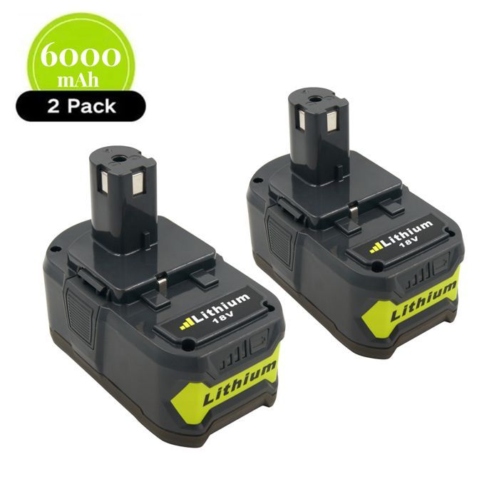 Battery - P108 - 18V - 5Ah - 2-pack compatible with Ryobi ONE+