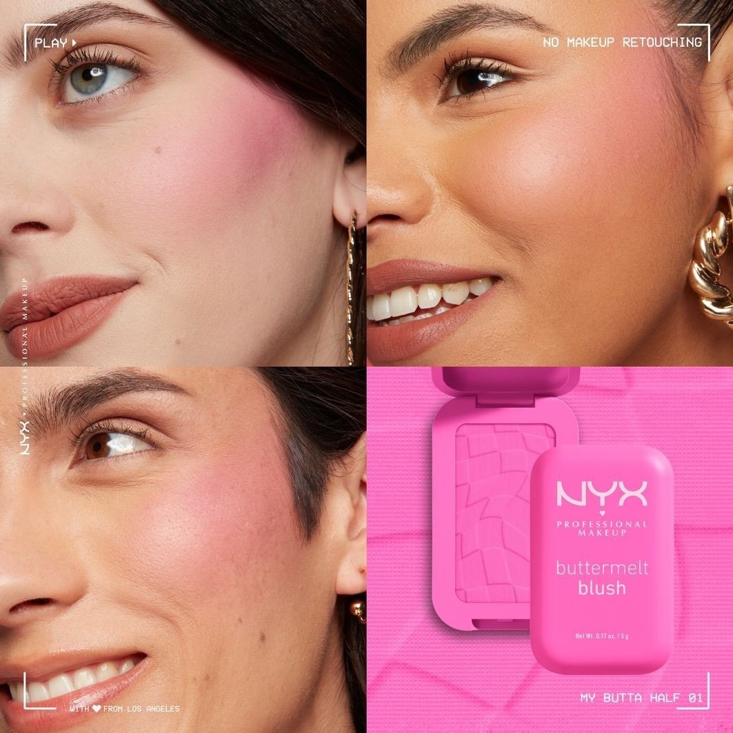 NYX Professional Makeup Blush Buttermelt skaistalai - 5 g