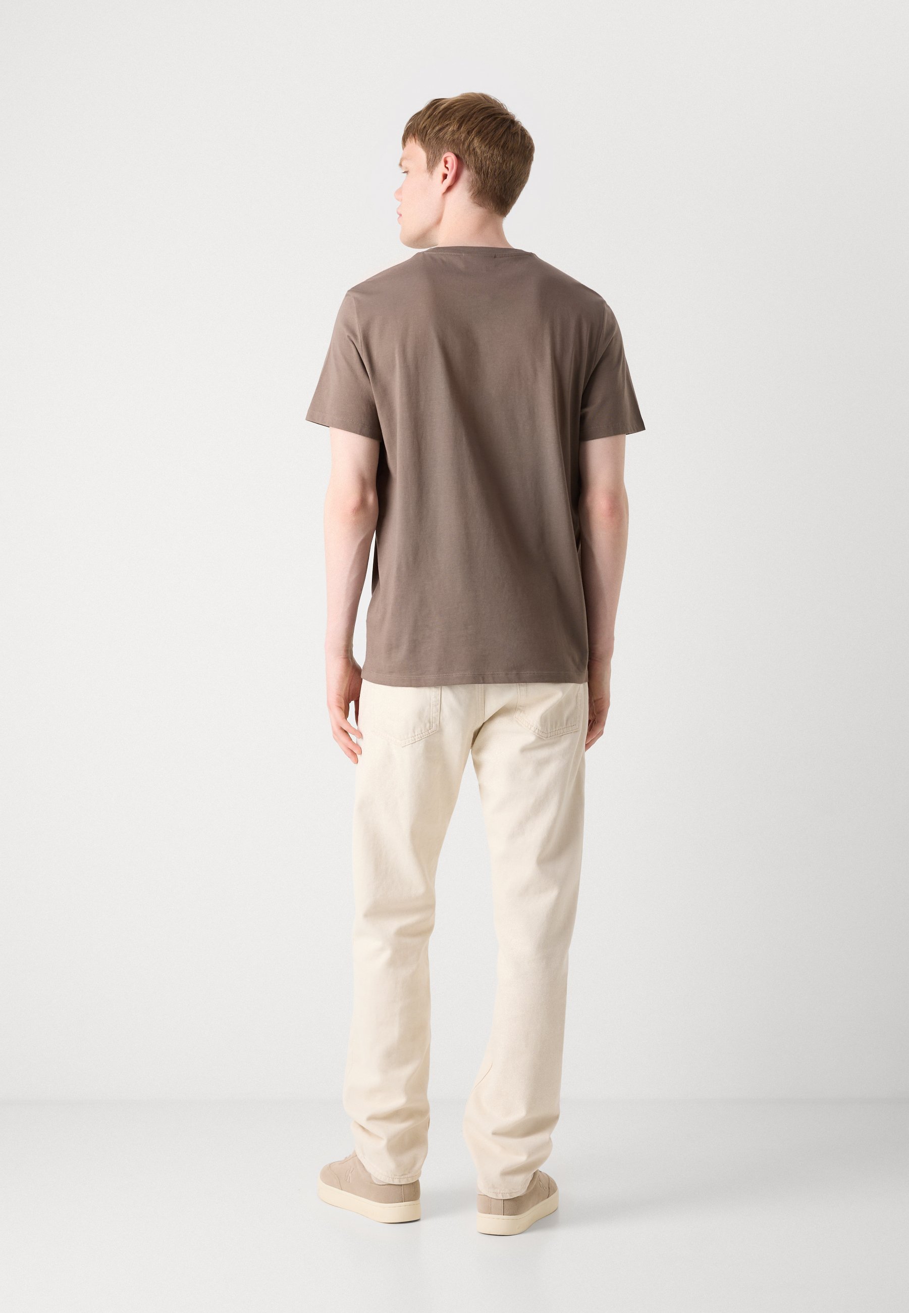 Calvin Klein Jeans SMOOTH SOLID TEE - Basic T-shirt - morel