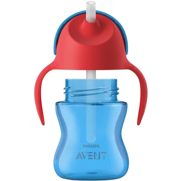 „Philips Avent“ 9+ mėnesių puodelis su šiaudeliu, 200 ml