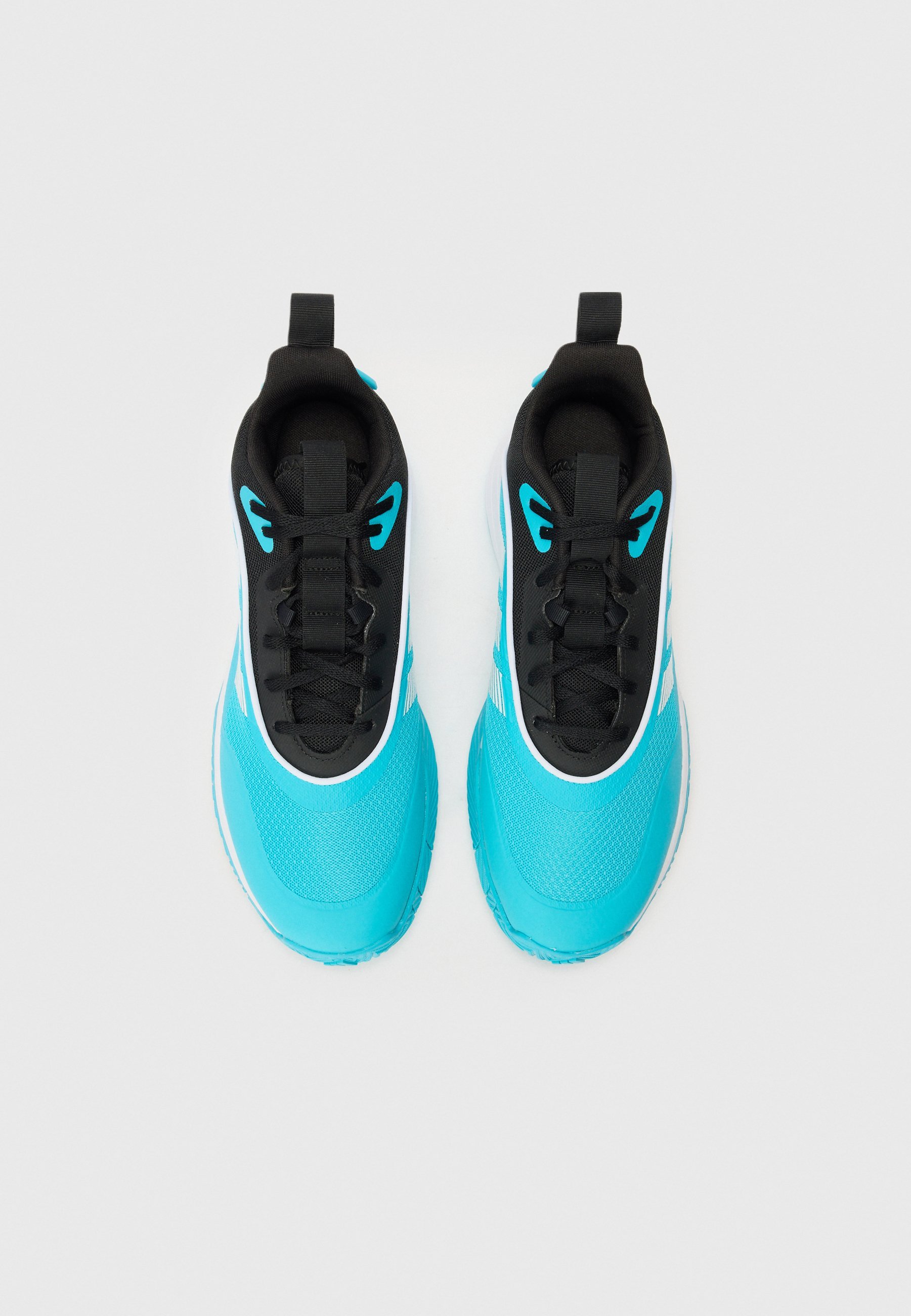 adidas Performance OWNTHEGAME 3.0 - Basketbalschoenen - helder cyaan/wit/kernzwart