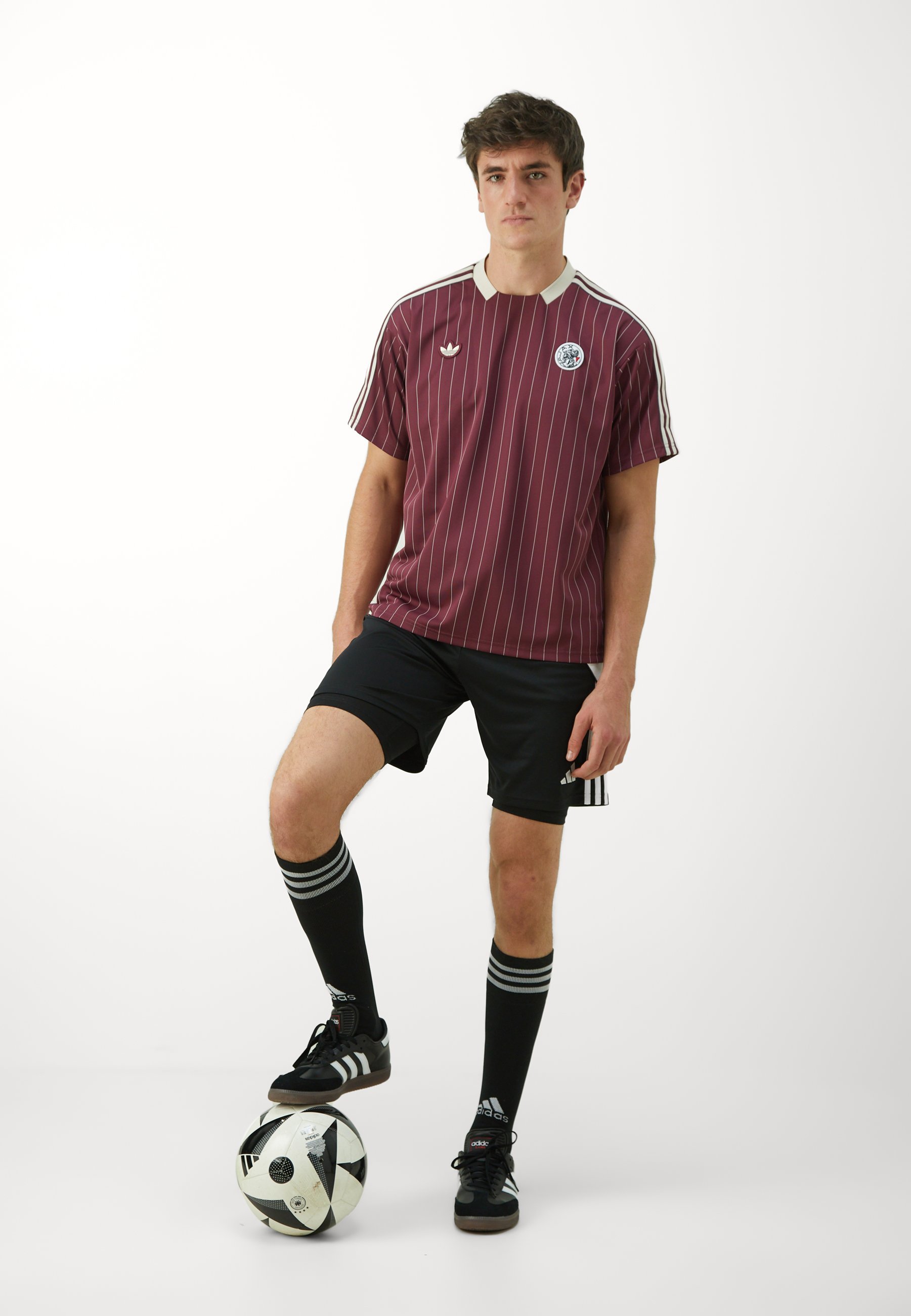 adidas Originals AJAX ICON JERSEY - T-shirt met print - victory crimson