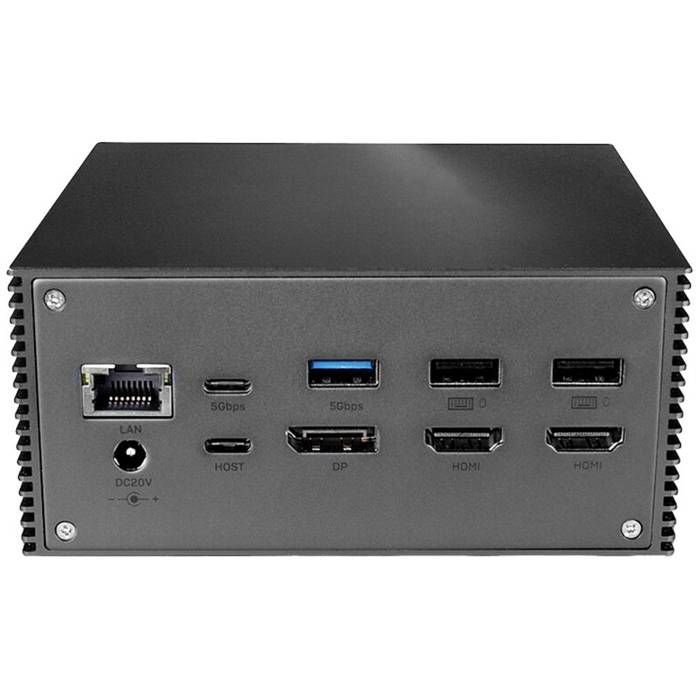 LINDY USB-C® dockingstation 43378 Geschikt voor de volgende merken: universele USB-C®-voeding, geïntegreerde kaartlezer