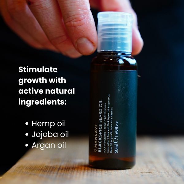 ManCave Blackspice -partaöljy 50ml | Miesten | Superdrug
