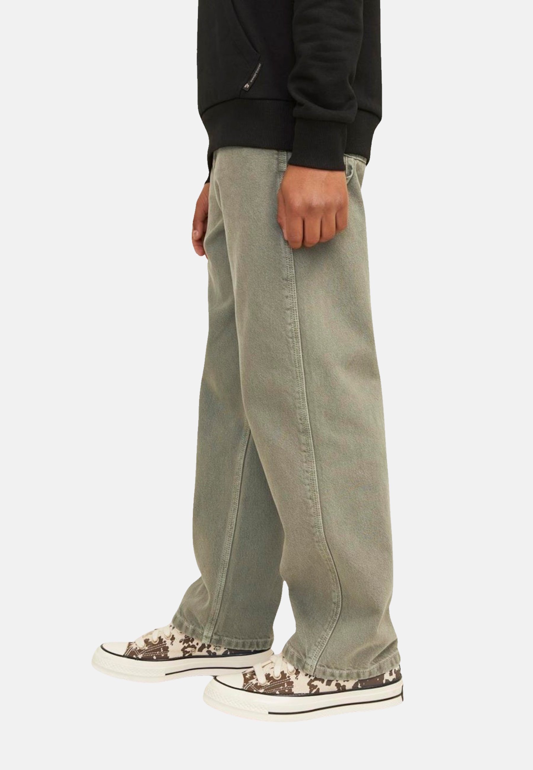 Jack & Jones ALEX CARPENTER LANGE - Straight leg jeans - grün