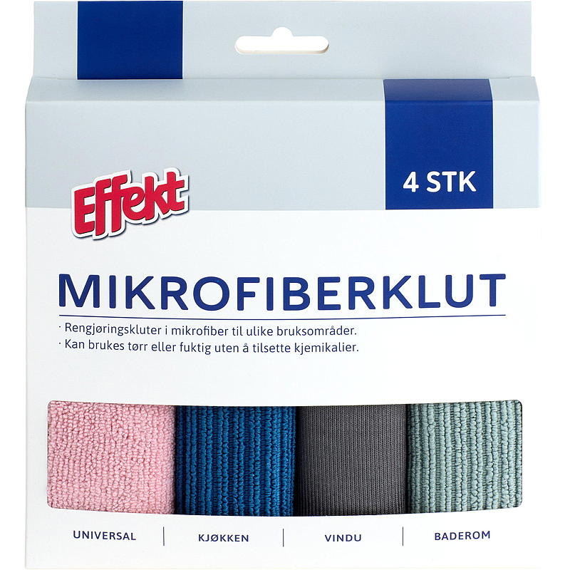 Kraftiga mikrofiberdukar 4-pack