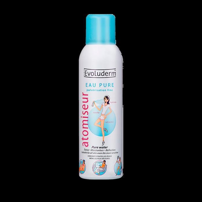Atomiseur - EVOLUDERM - Eau Pure - Hypoallergénique - Brume