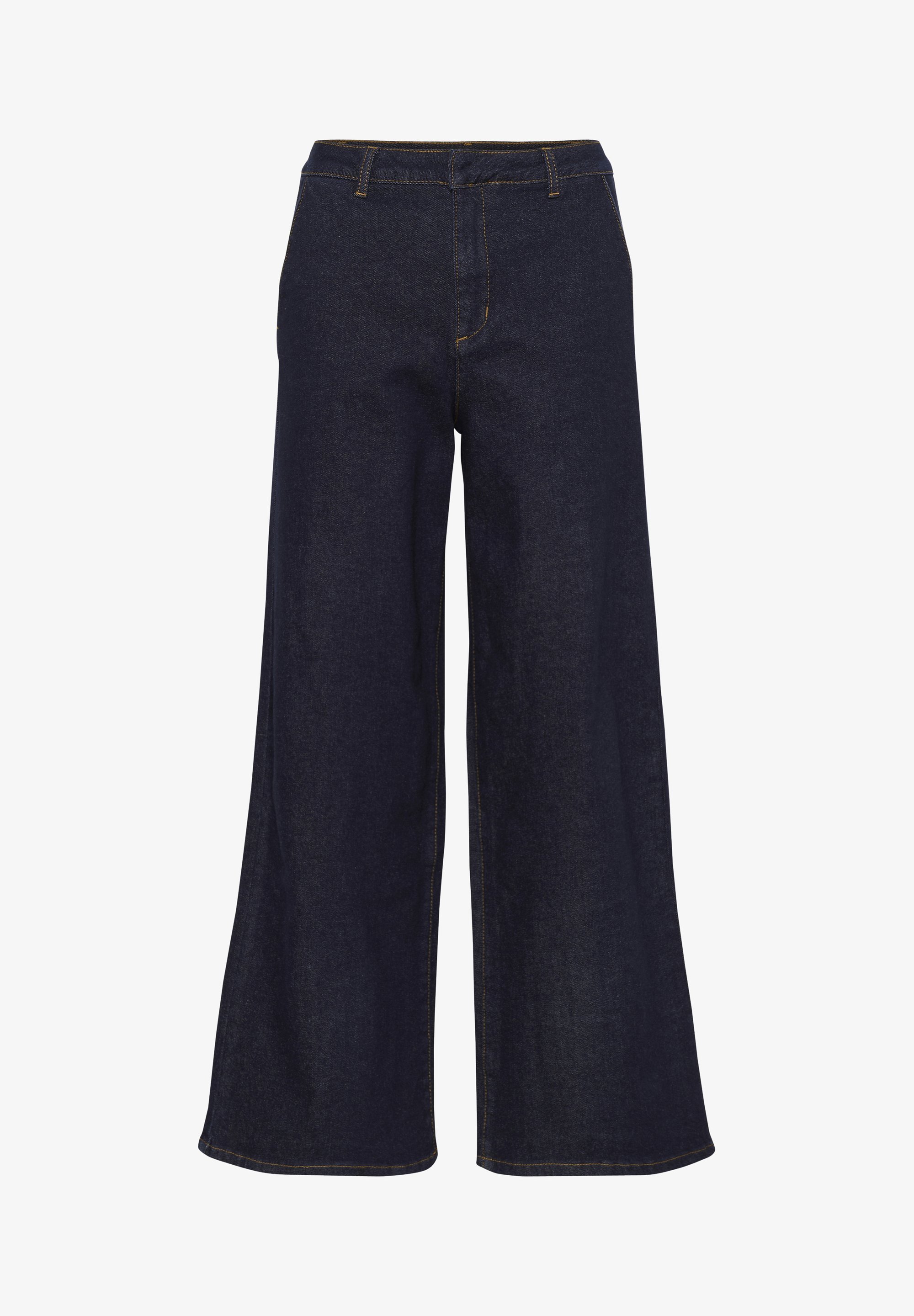 VISTI color crema - Jeans a zampa - denim blu Chicago Retin
