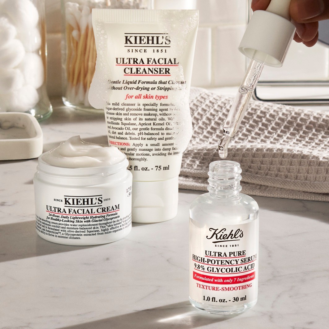 Kiehl's Glowserum Pure Serum Ultra Pure augstas iedarbības serums 9,8% Glykolsäure - 30 ml