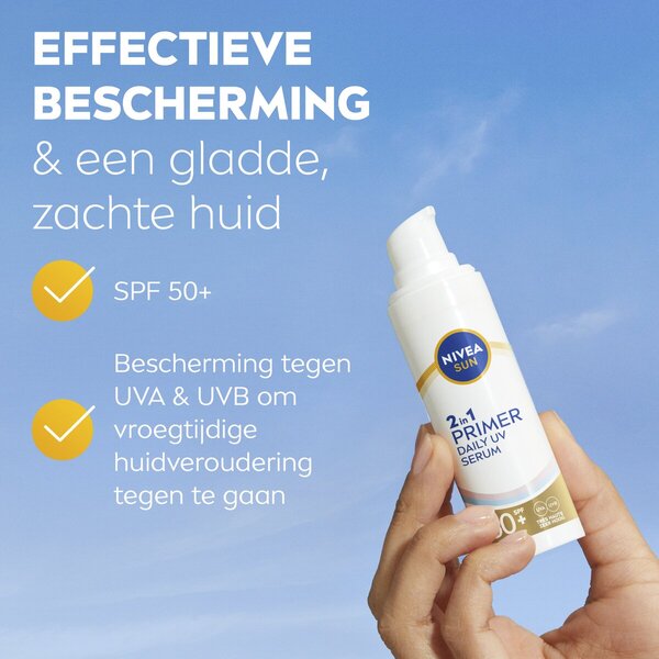 NIVEA Sun 2 w 1 Baza pod makijaż Daily Uv Serum<br>30 ml