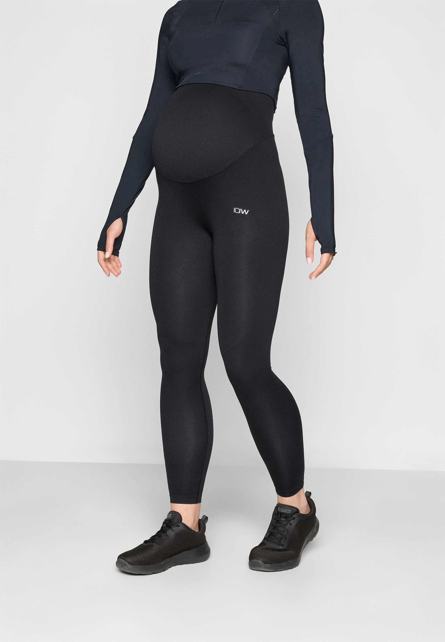 ICANIWILL DEFINIEERT NAADLOZE ZWANGERSCHAPSSTIJL - Leggings - zwart