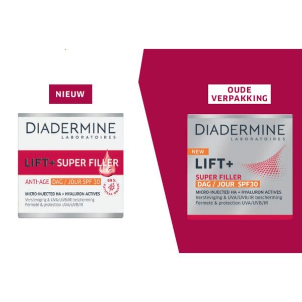 Dnevna krema Diadermine Lift+ Super Filler SPF30, 50 ml - za vse tipe kože