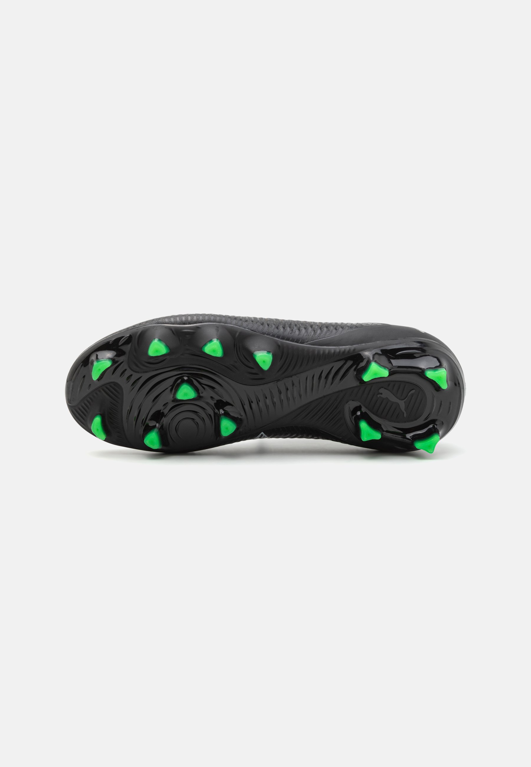 Puma FUTURE 8 PRO FG/AG UNISEX - Voetbalschoenen voor stevige ondergrond - zwart/zilver/fluogroen