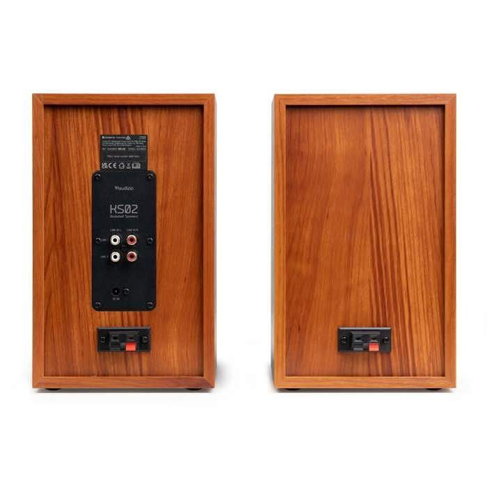 Diffusori da scaffale Hi-Fi attivi Audizio KS02, 80 W con Bluetooth 5.0, woofer da 4