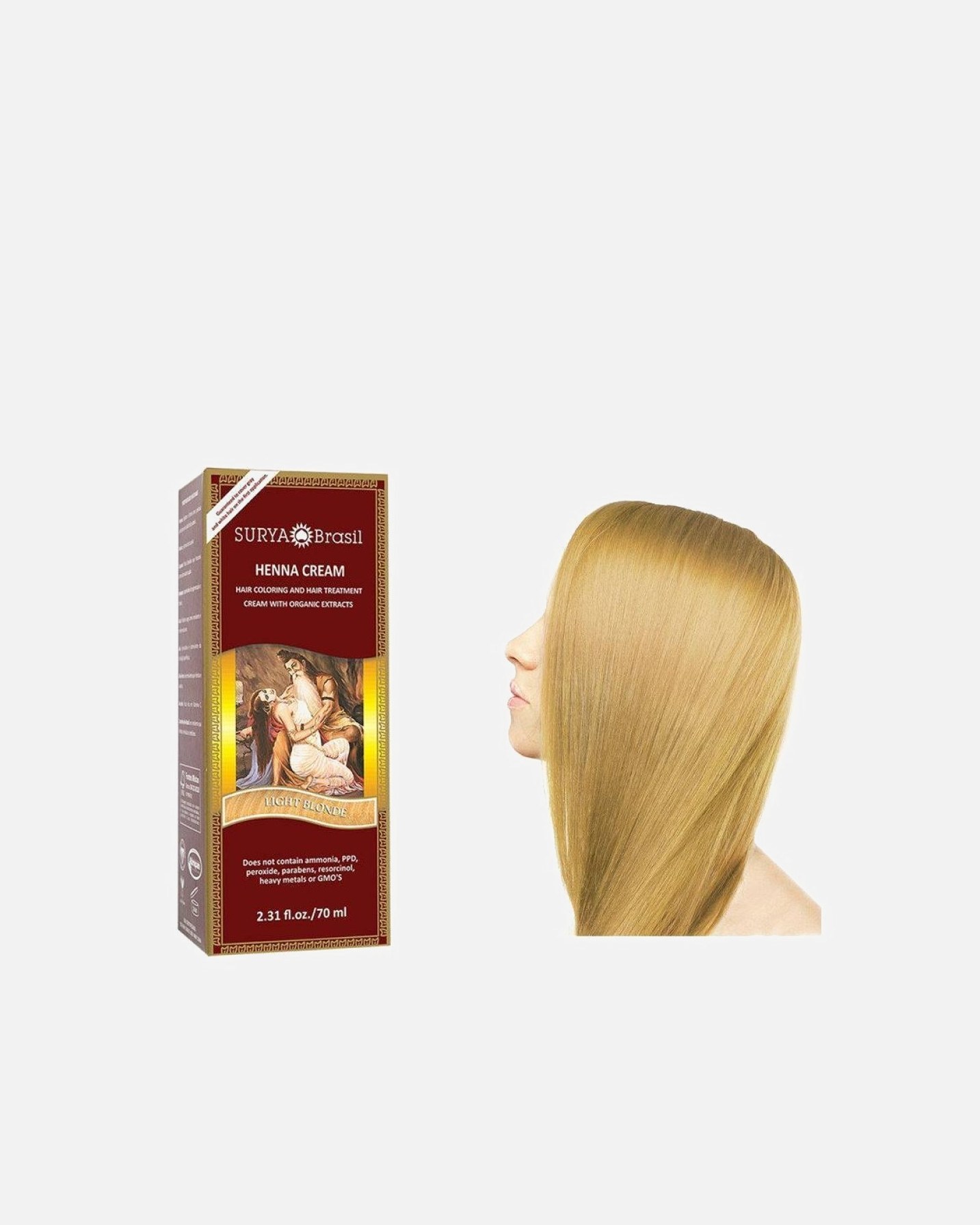 Surya Brasil Haarfärbe-Henna-Creme – 70 ml