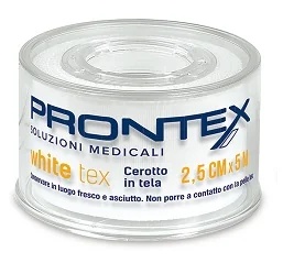 Veiligheidspatch van canvas PRONTEX White Tex met ventilatie 5 m x 2,5 cm