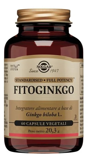 SOLGAR Fitoginkgo 6 capsules Vegetarisch Cognitieve functie