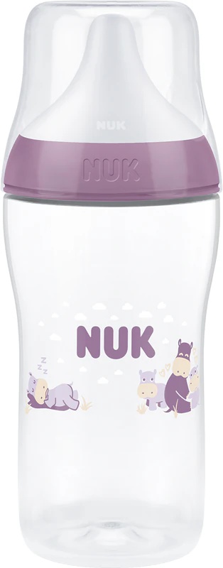 NUK Perfect Match steklenička Hippo
